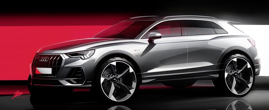 Эскиз Audi Q3 Advanced 2018 года  (WW) (фото 18 из 46)